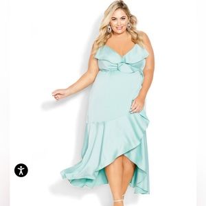 City Chic Wrap Dress